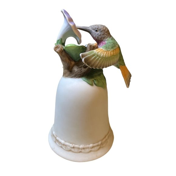 Ganz Hummingbird with Morning Glory Bell 1995 - Picture 6 of 11